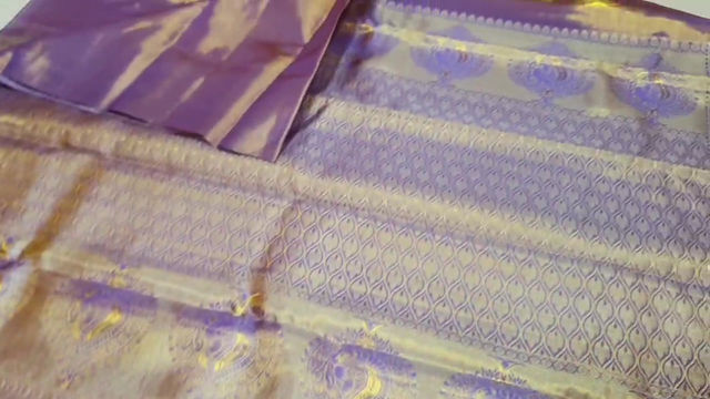 Thumbnail: Kanchipuram pure silk bridal saree 
