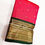 Thumbnail: Green colour with pink colour Kanchipuram pure silk saree 