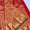Thumbnail: Red colour Kanchipuram pure silk bridal saree 