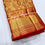 Thumbnail: Red colour Kanchipuram pure silk bridal saree 