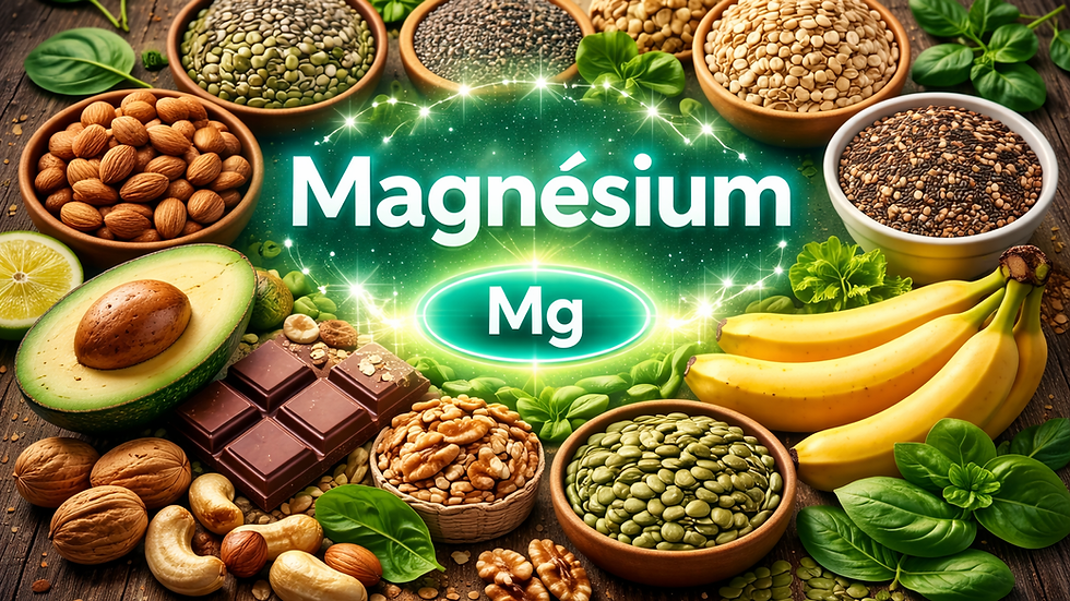 Le magnésium est un minéral essentiel au bon fonctionnement de l’organisme