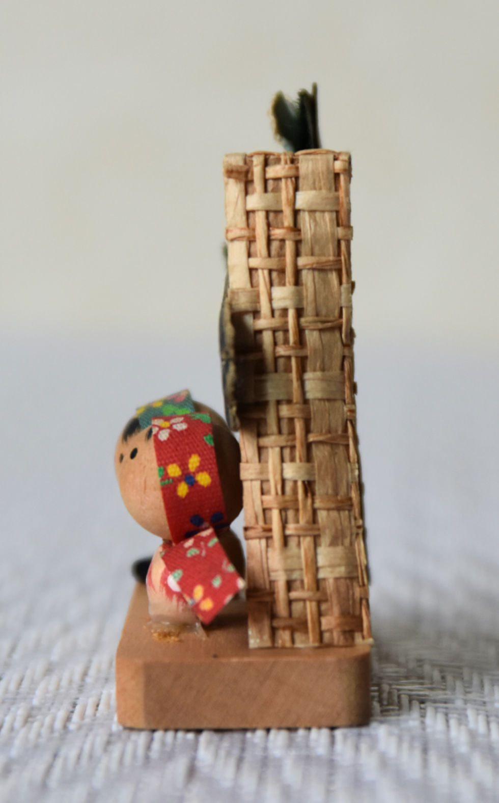 Thumbnail: RYOJOU Japanese Creative Kokeshi Miniature Wooden Doll Folk Toy Mingei
