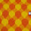 Thumbnail: KIKKO TSUMUGI Japanese Fabric Wool Hexagon Yellow Red Tortoise Shell Ikat Folk