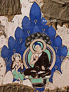 克孜爾 38 石窟佛渡富樓那出家緣菱格壁畫