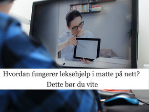 Leksehjelp i matte på nett.