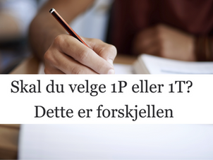 Student som jobber med matte oppgaver.