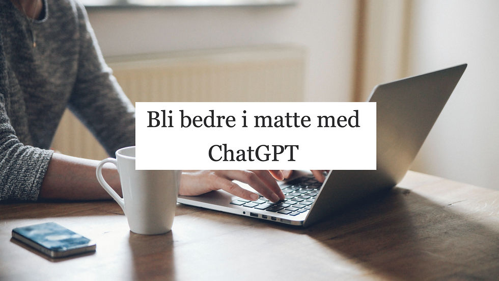Matte med ChatGPT 