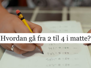 Elev som jobber med matteoppgaver. 