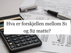 S-matte oppgaver.