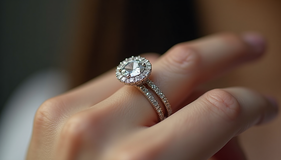 An AI generated image of a Engagement ring.