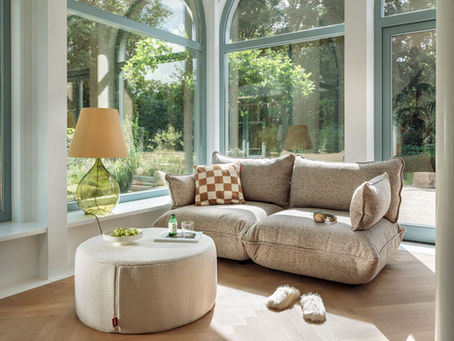 Sumo Sofa Recycled Bouclé: divano modulare sostenibile