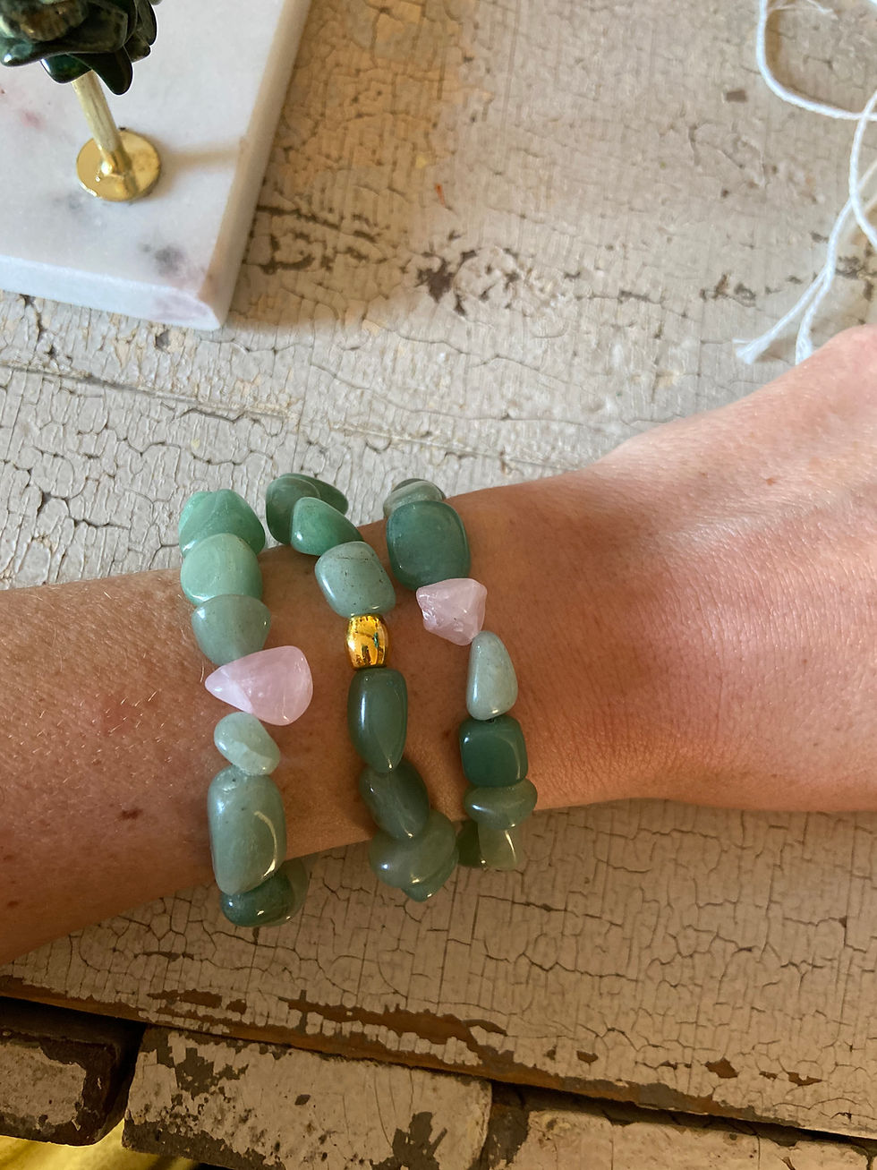 Thumbnail: Awaken Bracelet- Rose Quartz and Aventurine