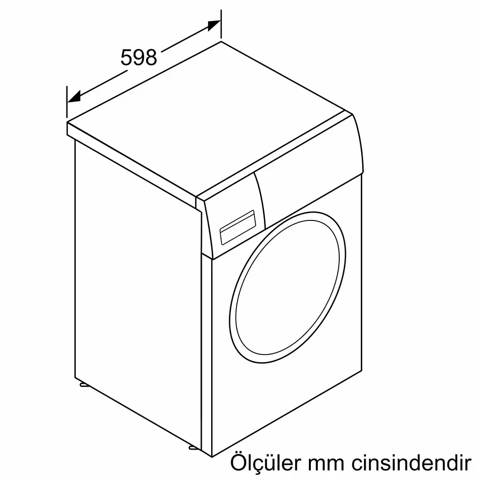 Küçük resim: Profilo CGA25202TR 10 Kg Çamaşır Makinesi
