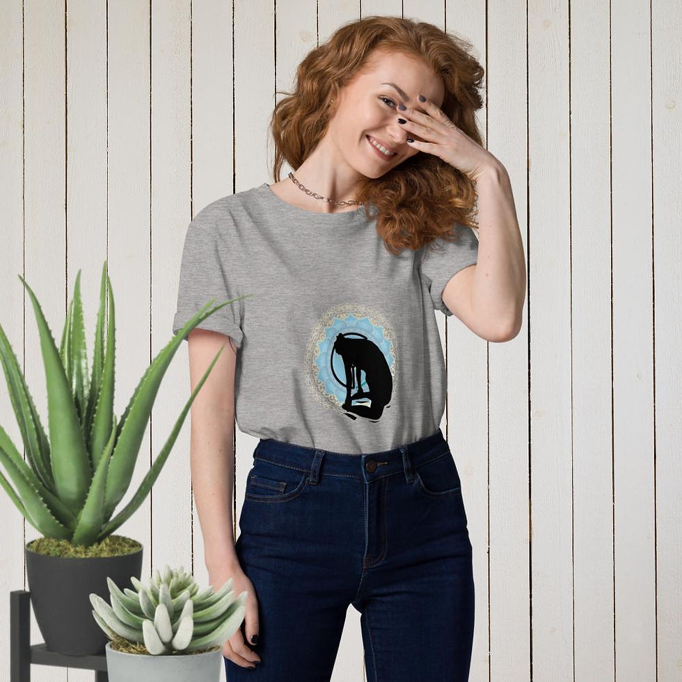 Thumbnail: Unisex organic cotton t-shirt - Yoga Kriya