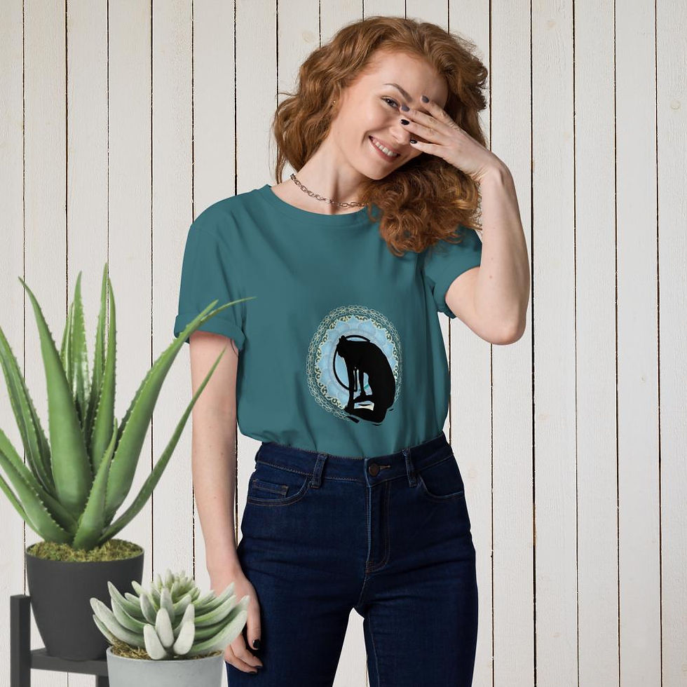 Thumbnail: Unisex organic cotton t-shirt - Yoga Kriya