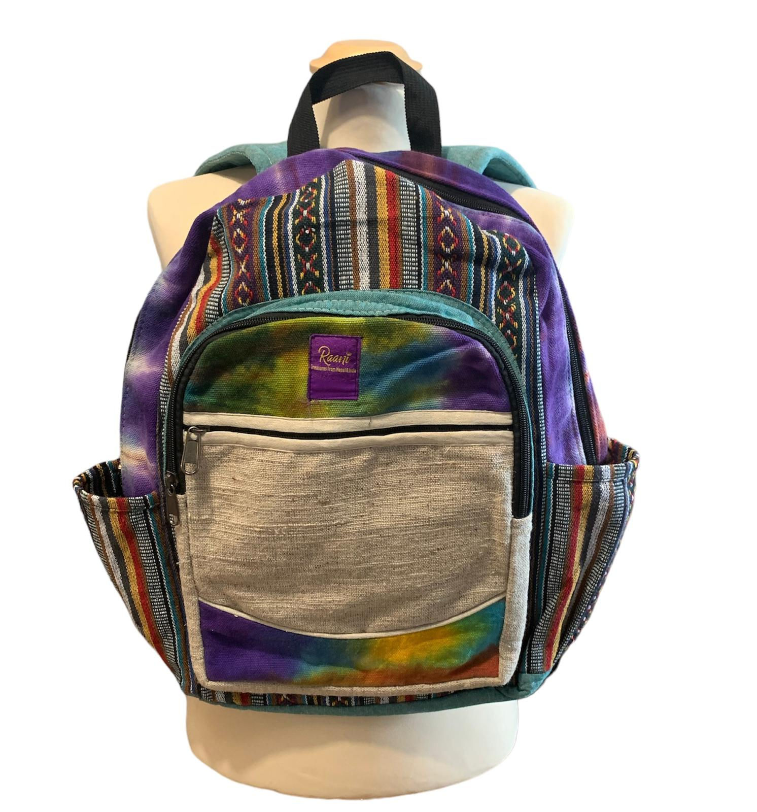 Plain Himalayan Hemp Rucksack