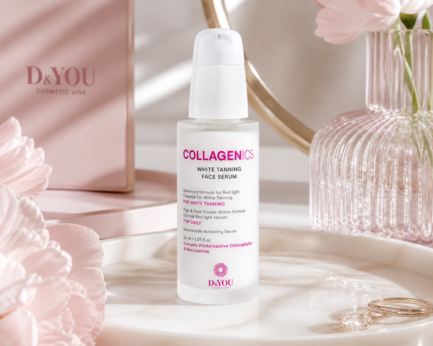 Serum collagenics white tannig