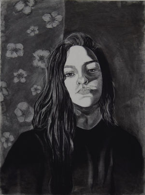 Charcoal Self Portrait