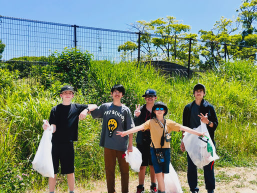 HJIS students taking part in service learning projects at Horizon Japan International School in Yokohama