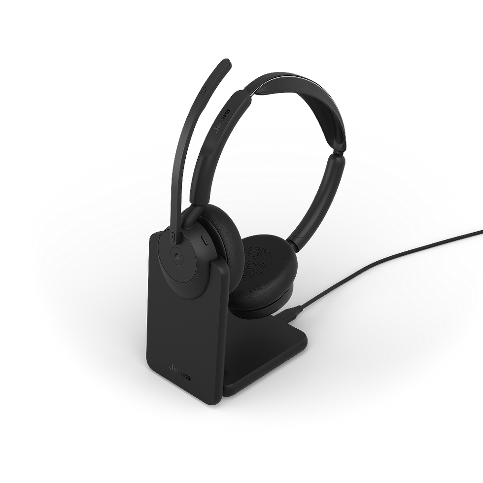 縮圖：Jabra Evolve3 45 Stereo with Charging Stand