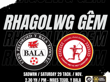 Match Preview: Bala Town vs Cardiff Met