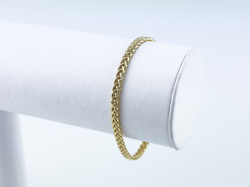 Miniaturbild: Feines Goldarmband im Zopfmuster - Oro Classico