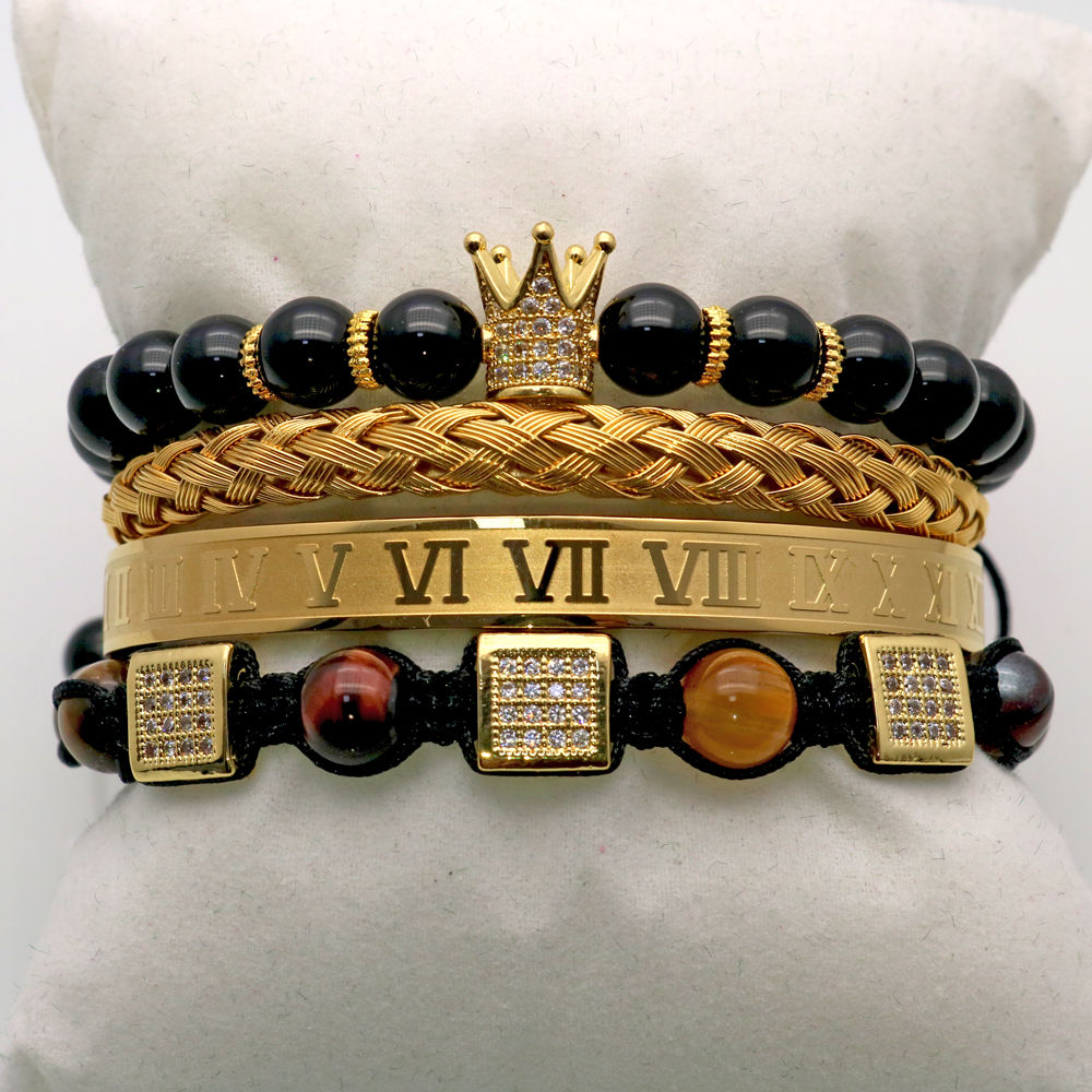 4pcs/Set Royal Crown Bracelet's