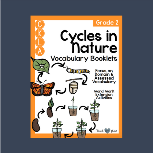 CKLA G2 DOMAIN 6 CYCLES IN NATURE VOCABULARY ASSESSMENT BOOK