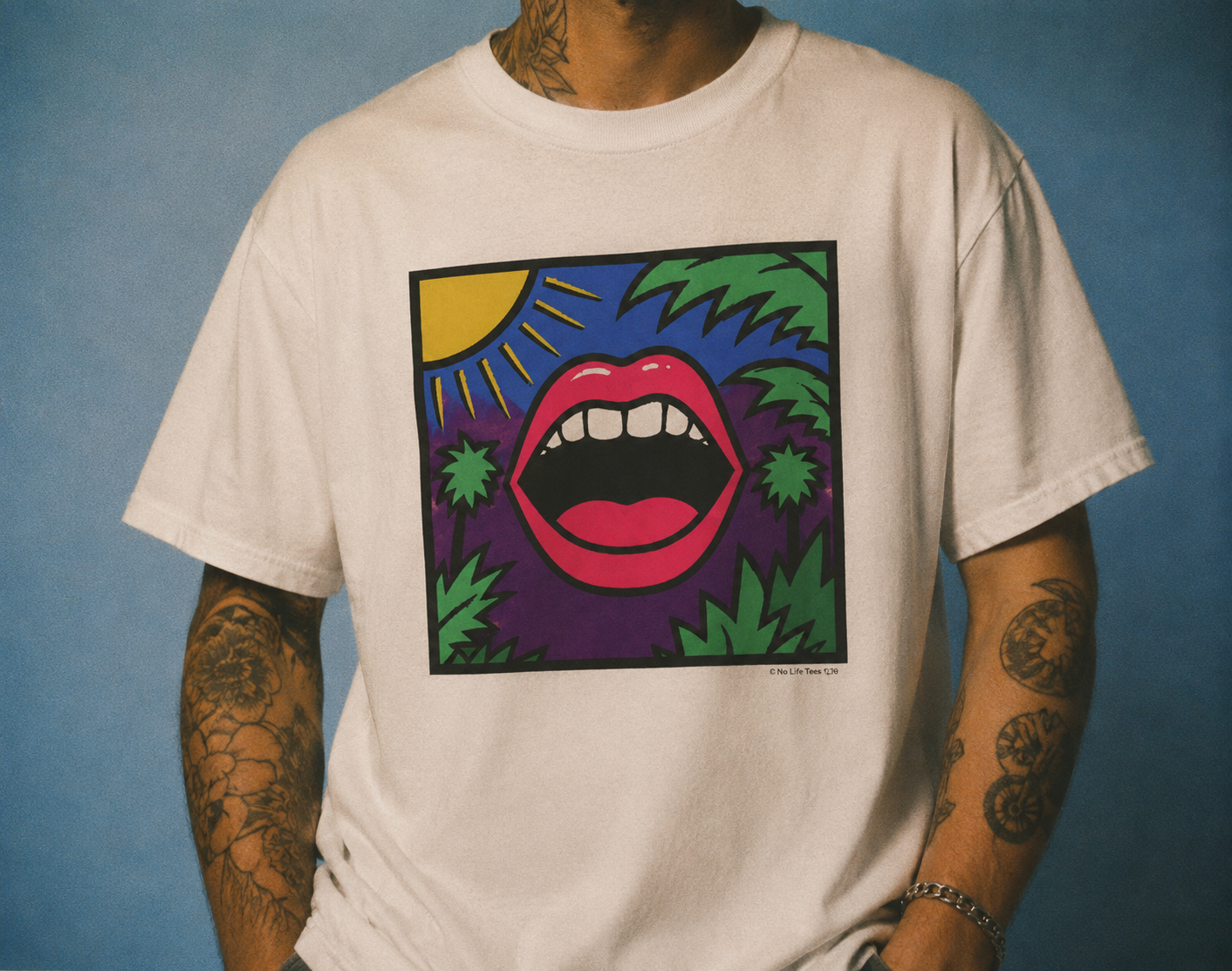 Graphic Tee — Retro Pop Abstract Art Tee