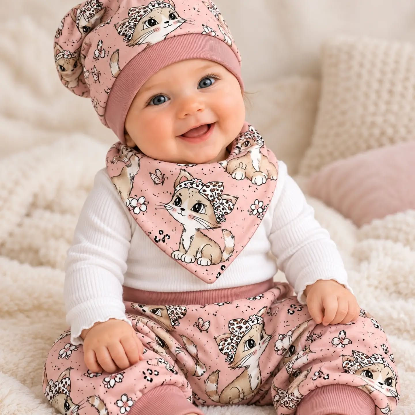 Mitwachsset Katzi – 3-teiliges Babyset