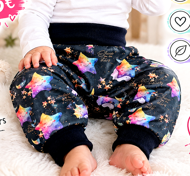 Pumphose Bunte Sterne