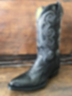 ostrich leg oval black