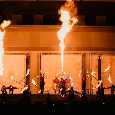 光合作用演出現場：雲火火舞團