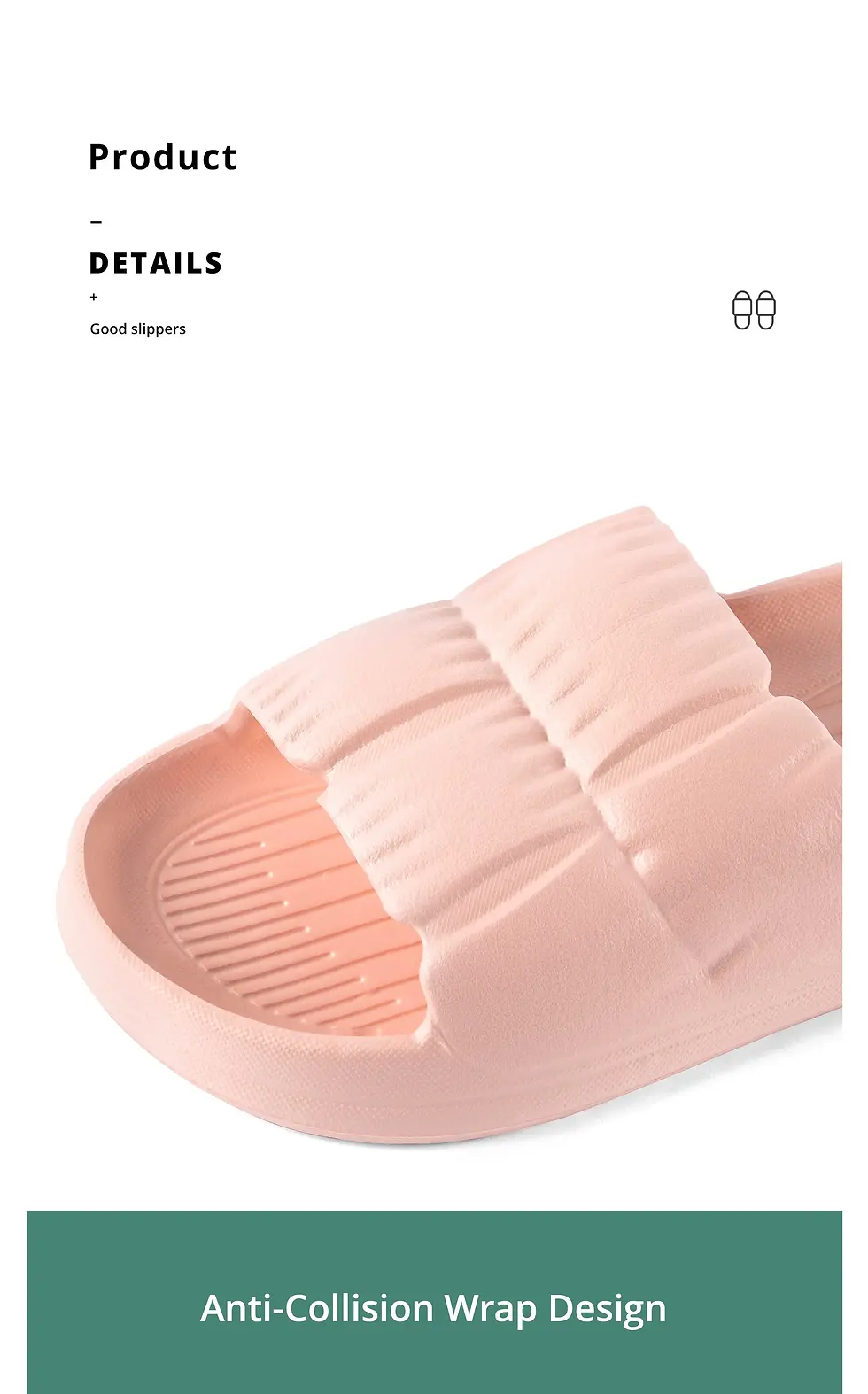 Miniatura: Soft Bottom Slippers for Women Home Bathroom Home Bath Non-slip Couple Summer Sa