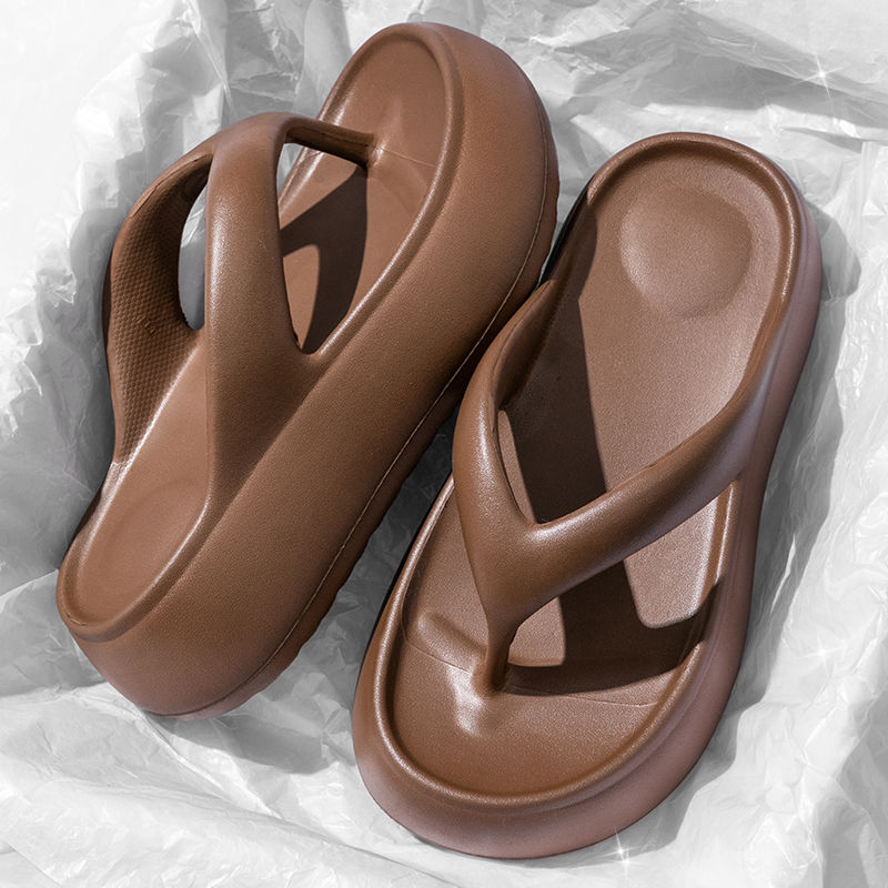 Miniatura: Summer Thick Bottom EVA Flip Flops for Women Non Slip Platform Sandals Woman Cas