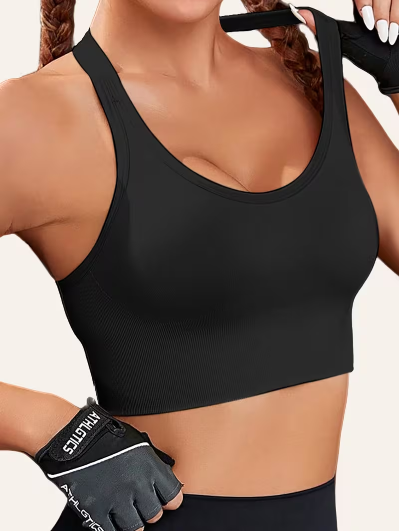 Miniatura: Women'S Sports Bra Without Underwire,with Cross Straps And Padding,for Yoga,Runn