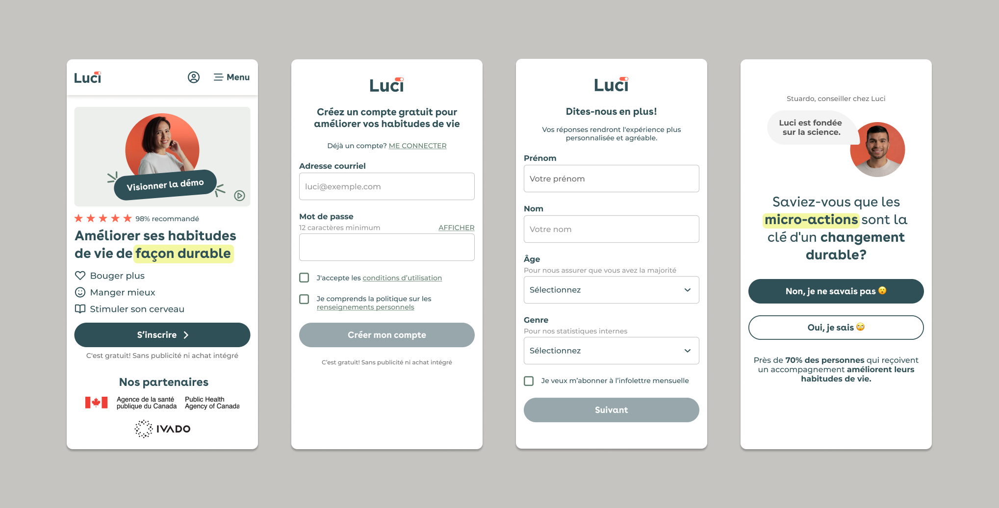 Luciapp onboarding