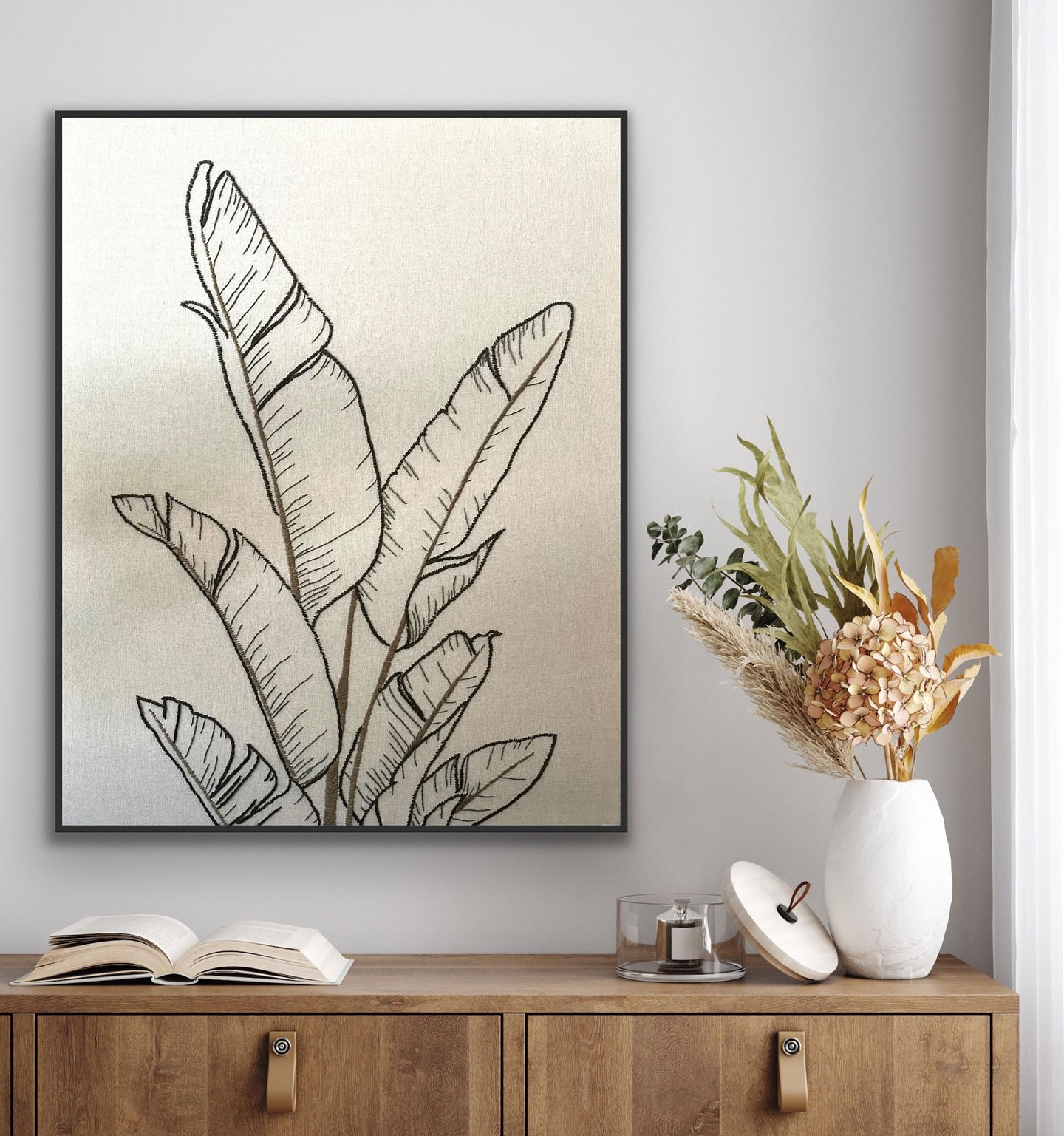 HOJAS DE BANANO / 80 x 100 cm