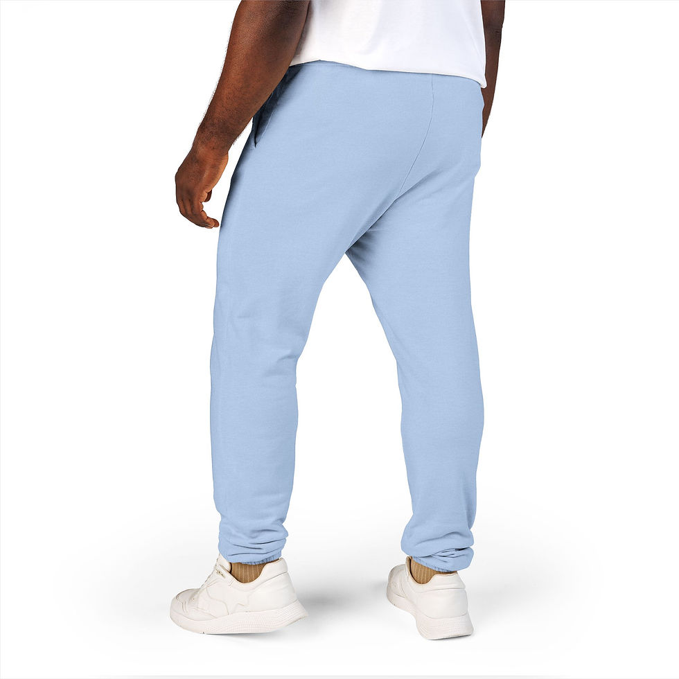 Thumbnail: Relaxed Fleece Sweatpants – Vertical "healed." Side Print, Cozy Joggers