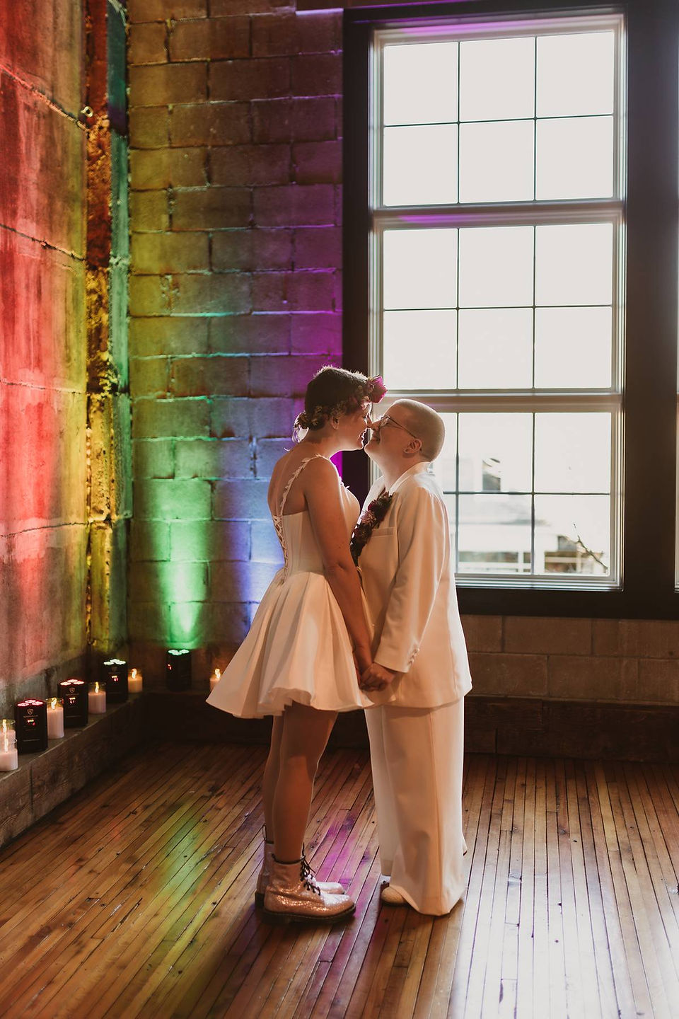 LBTQIA couple elopement