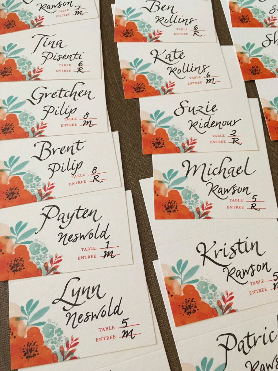 Place Card sample