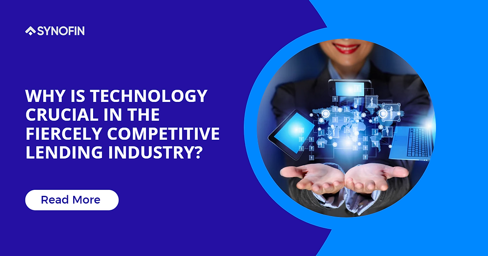 Why is technology crucial in the fiercely competitive lending industry?
