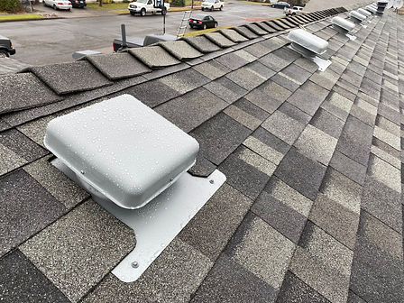 New roof ventilation installed by Marcano Roofing Contractor in Salem Oregon