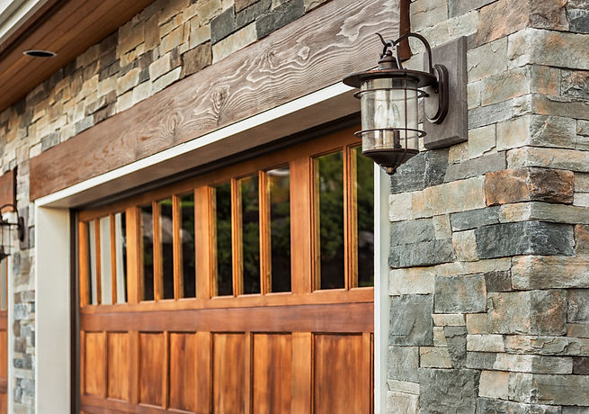 stone siding installation and replacement on a residential home