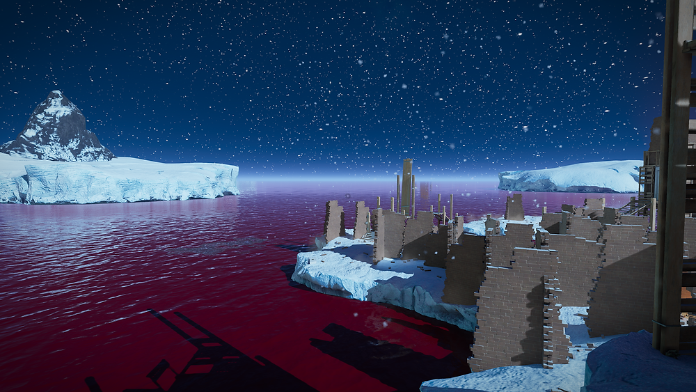The red wine seas are stunning