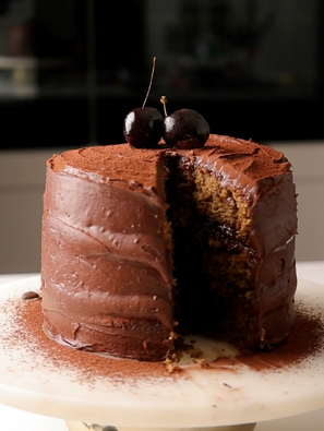 Cherry Mocha Cake