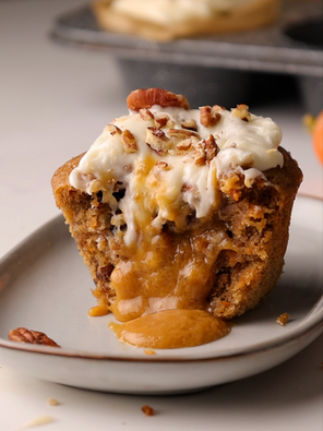 Carrot Maple Pecan Cupcakes