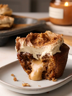Gingerbread Latte Cupcakes