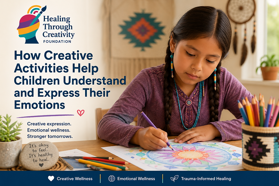 How Creative Activities Help Children Understand and Express Their Emotions