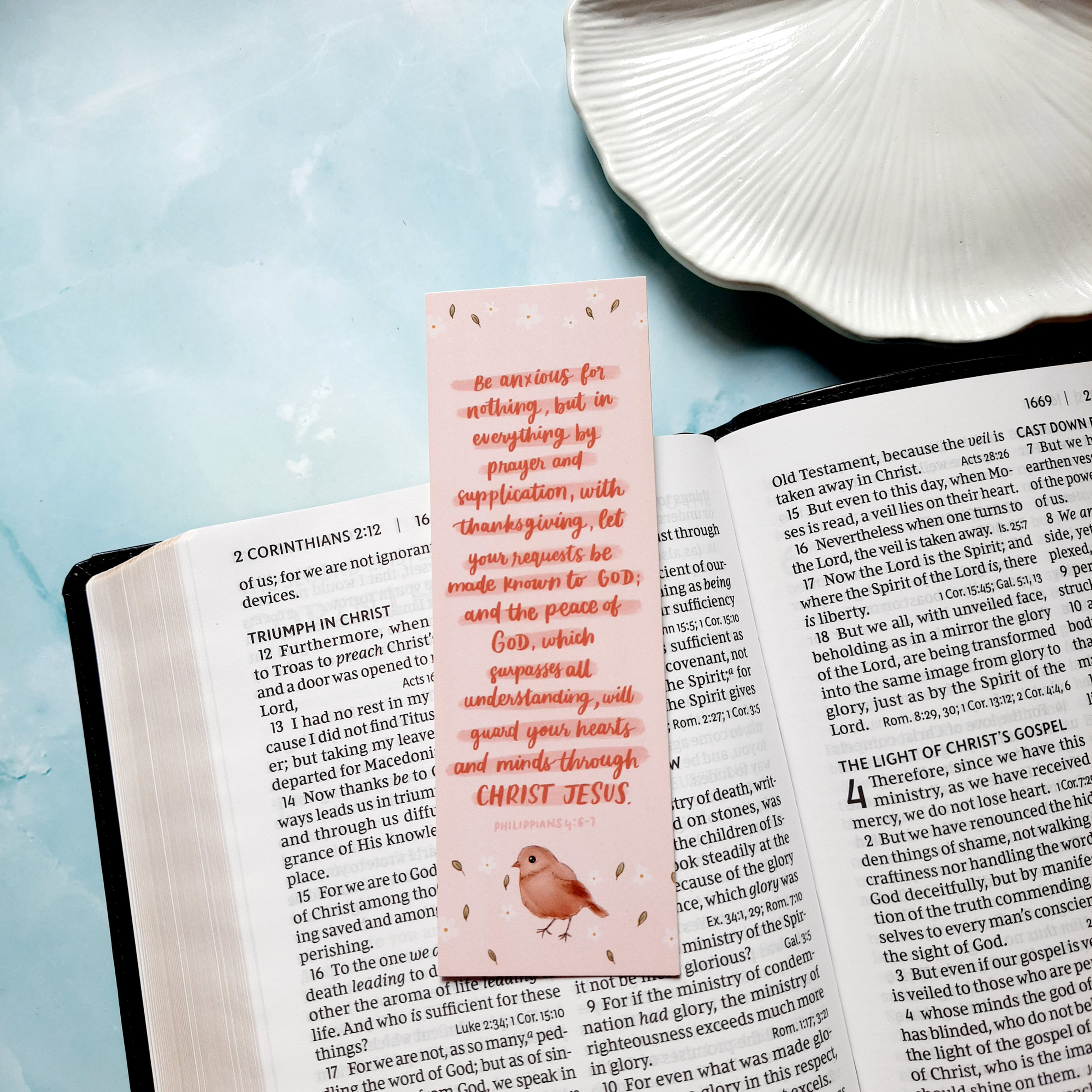 Bookmark -Philippians 4:6-7